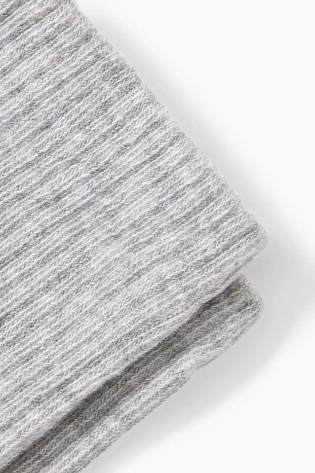 Damen - Multipack 3er - Tennissocken - hellgrau-melange