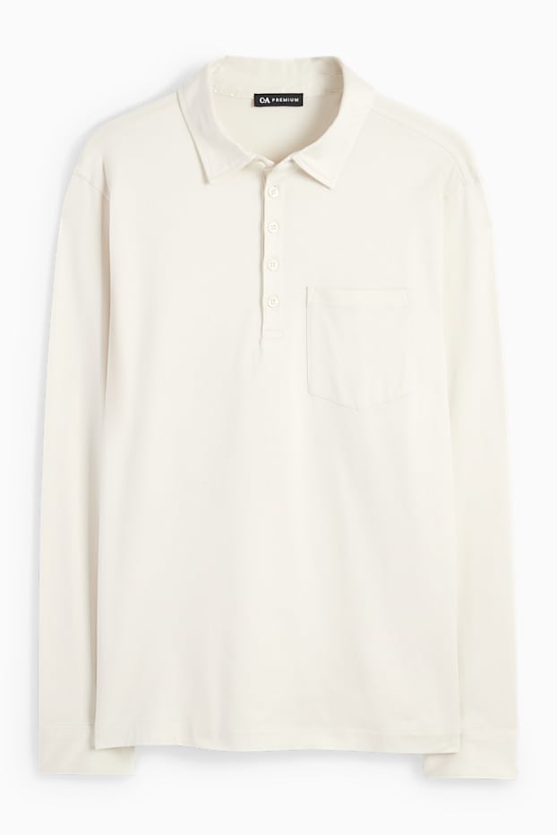 Uomo - Polo - beige chiaro