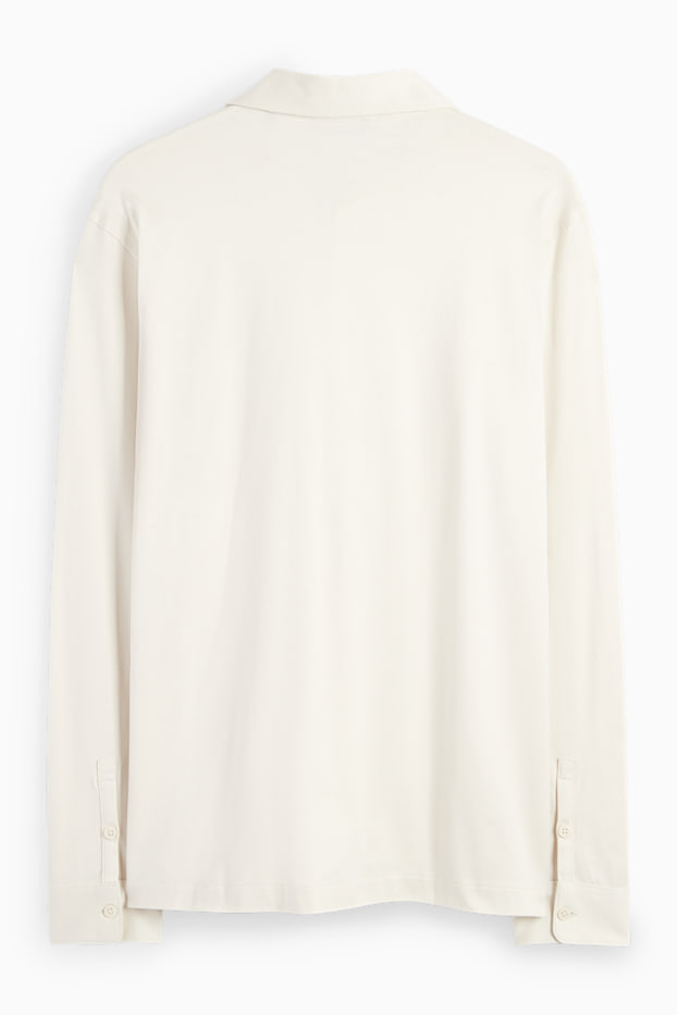 Uomo - Polo - beige chiaro
