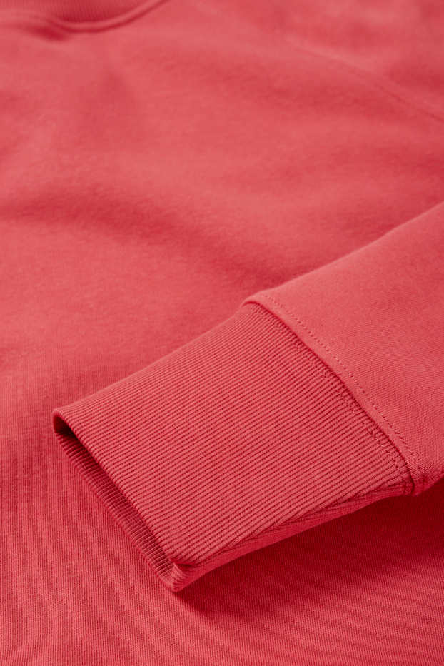Femmes - Sweat basique - rouge clair