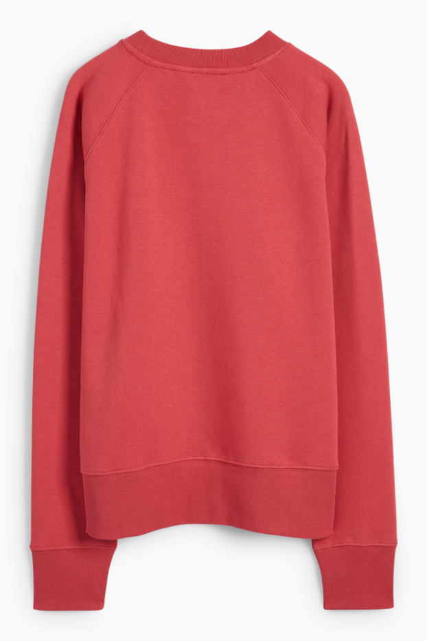 Femmes - Sweat basique - rouge clair