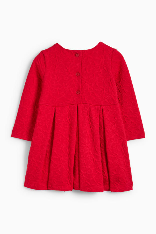 Baby Mädchen - Baby-Kleid - festlich - rot