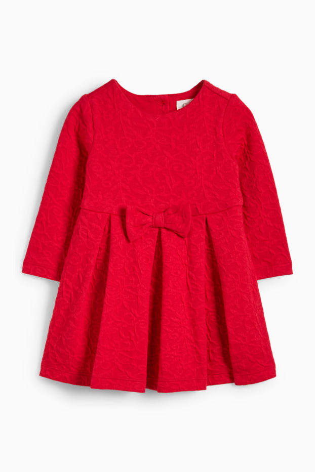 Baby Mädchen - Baby-Kleid - festlich - rot