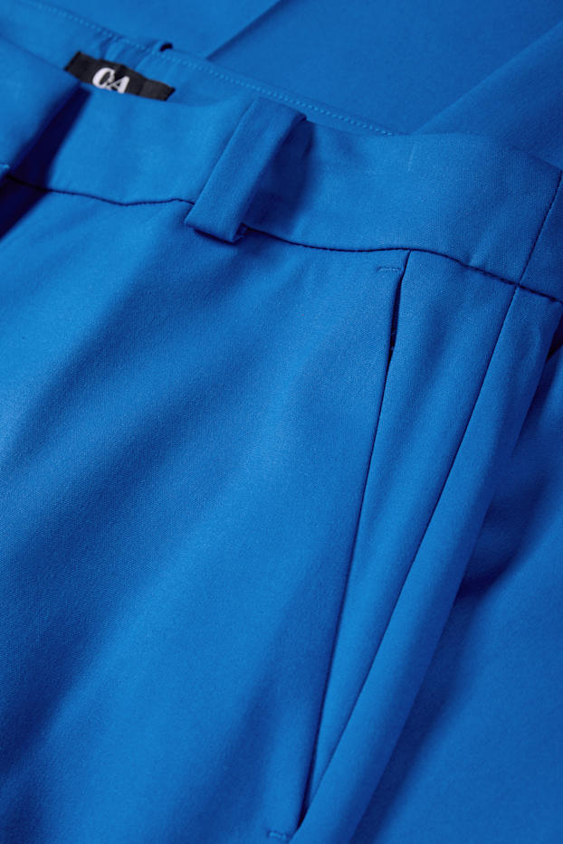 Donna - Pantaloni - vita media - straight fit - blu