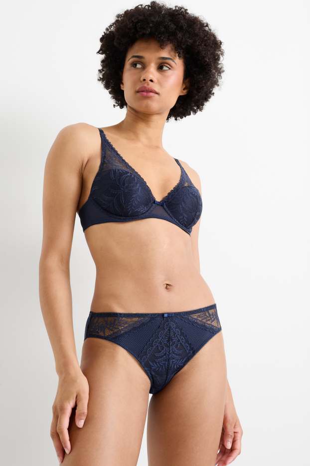 Damen - Slip - dunkelblau