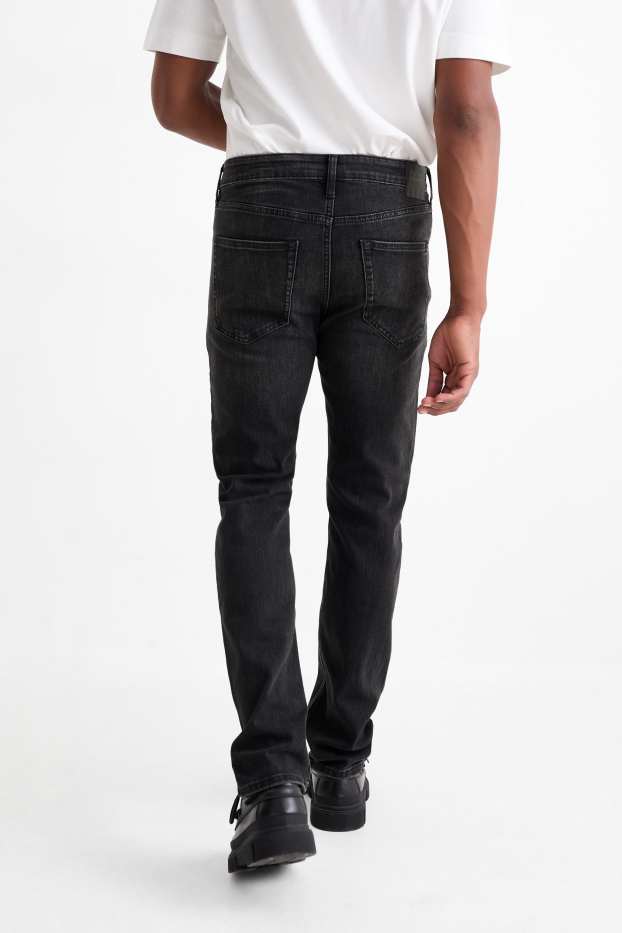 Uomo - Straight jeans - LYCRA® - grigio scuro