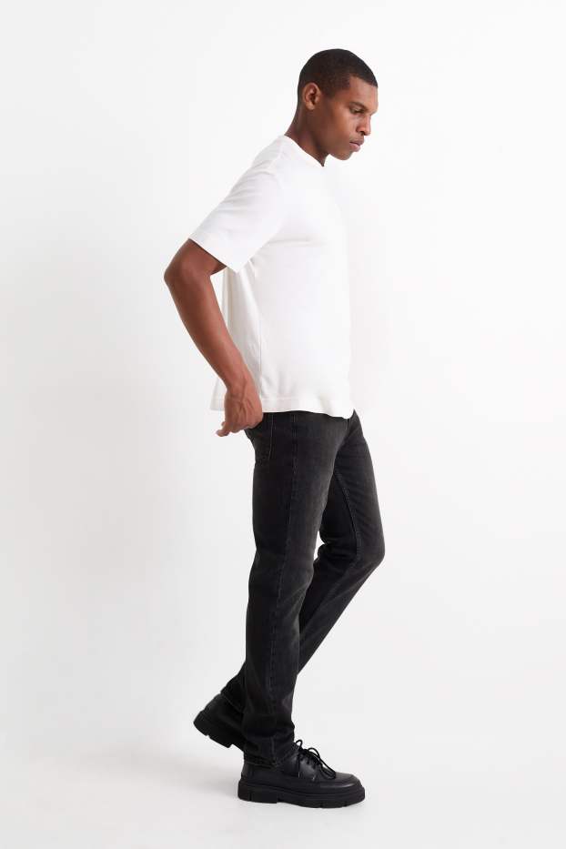 Uomo - Straight jeans - LYCRA® - grigio scuro