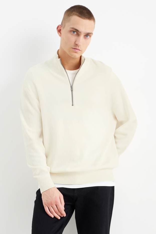Home - Jersei - blanc trencat