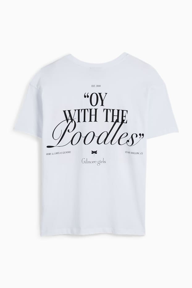 Dames - T-shirt - Gilmore Girls - wit