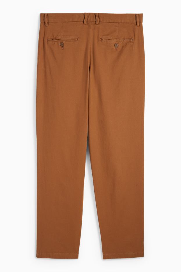 Herren - Chino - Tapered Fit - braun