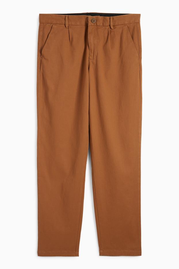 Herren - Chino - Tapered Fit - braun