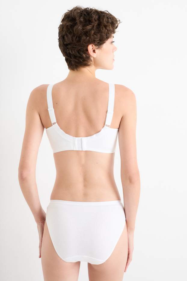 Donna - Reggiseno minimizer - bianco crema