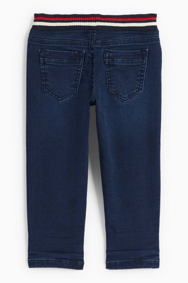 Děti - chlapci - Tlapková patrola - relaxed jeans - termo džíny - džíny - tmavomodré