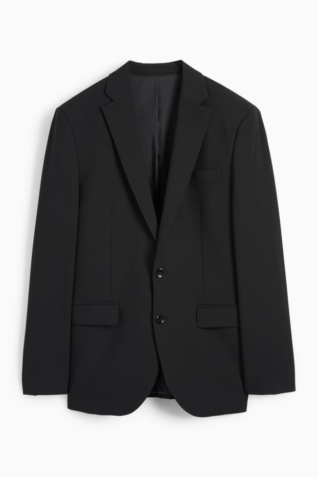 Hommes - Veste de costume - slim fit - Flex - 4 Way Stretch - LYCRA® - noir