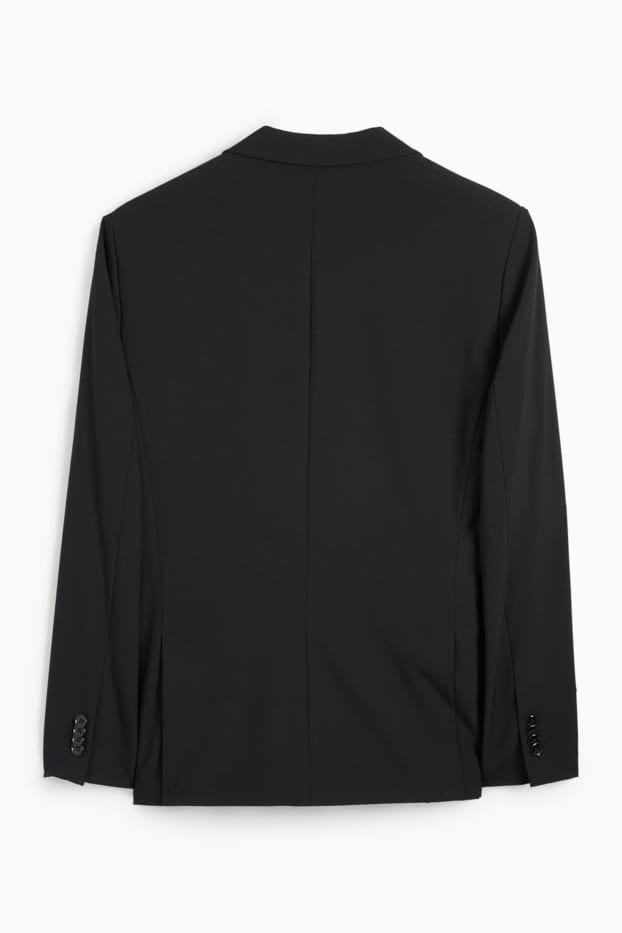 Hommes - Veste de costume - slim fit - Flex - 4 Way Stretch - LYCRA® - noir