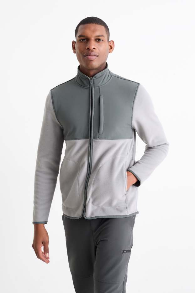 Home - Jaqueta polar tèrmica - gris