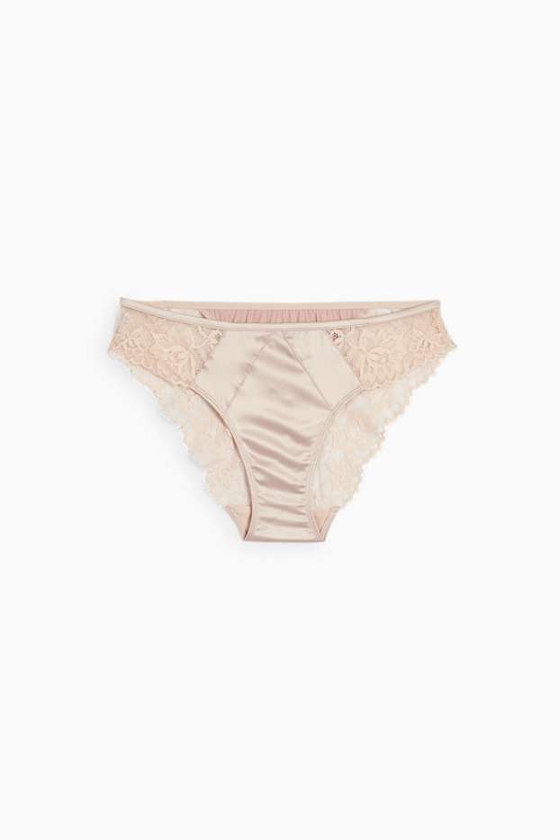 Dames - Slip - licht beige