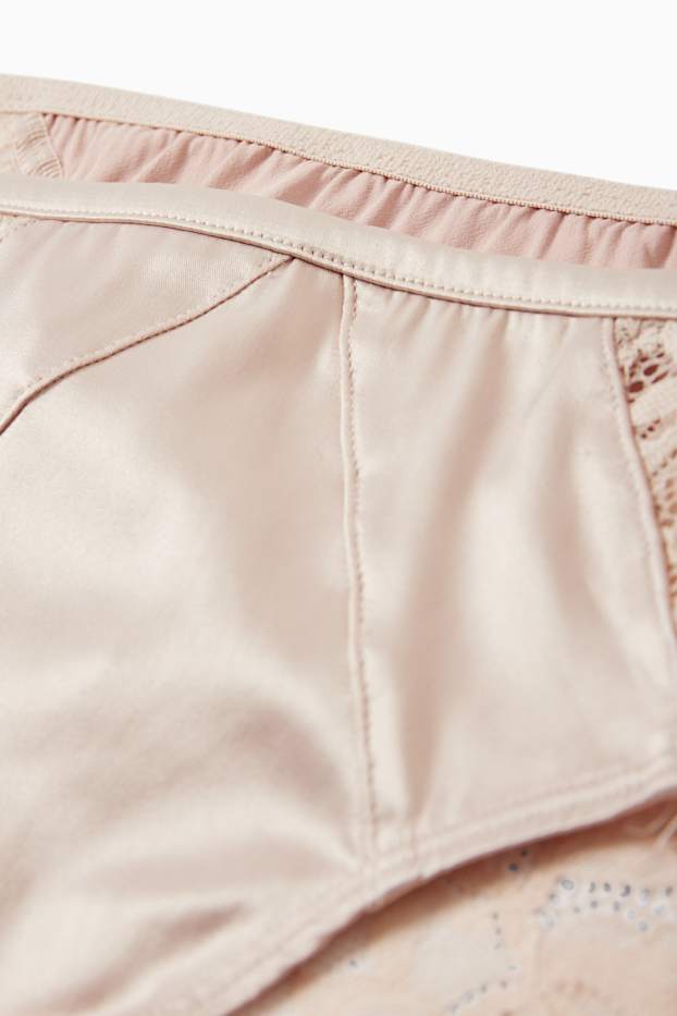 Dames - Slip - licht beige