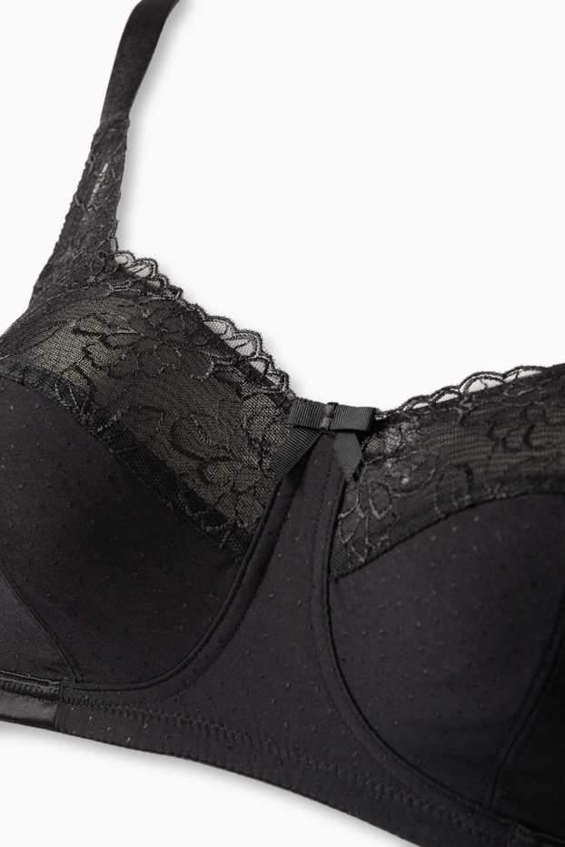 Women - Non-wired minimiser bra - black