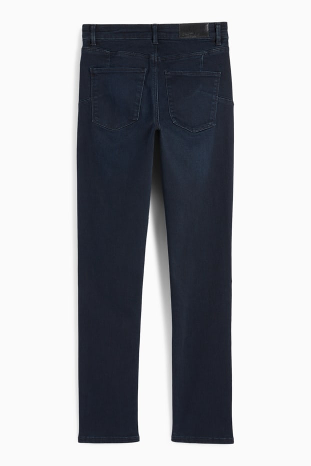 Damen - Slim Jeans - Mid Waist - Shaping-Jeans - LYCRA® - dunkelblau