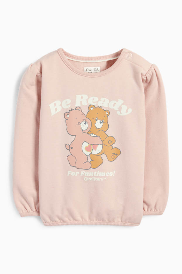 Bébés filles - Bisounours - sweat bébé - rose