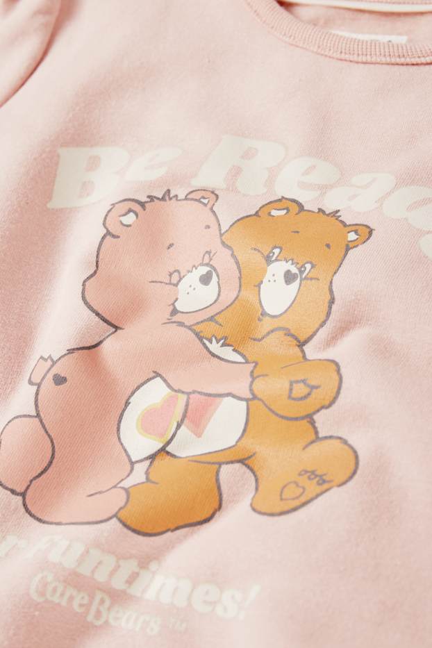 Bébés filles - Bisounours - sweat bébé - rose