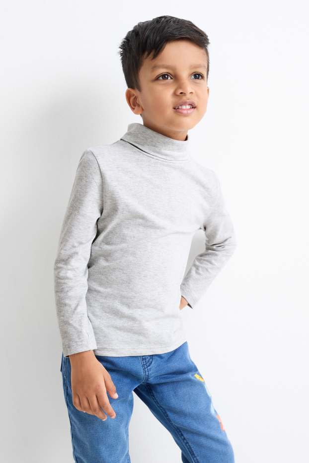 Enfants garçons - Lot de 3 - maillots de corps - bleu / blanc