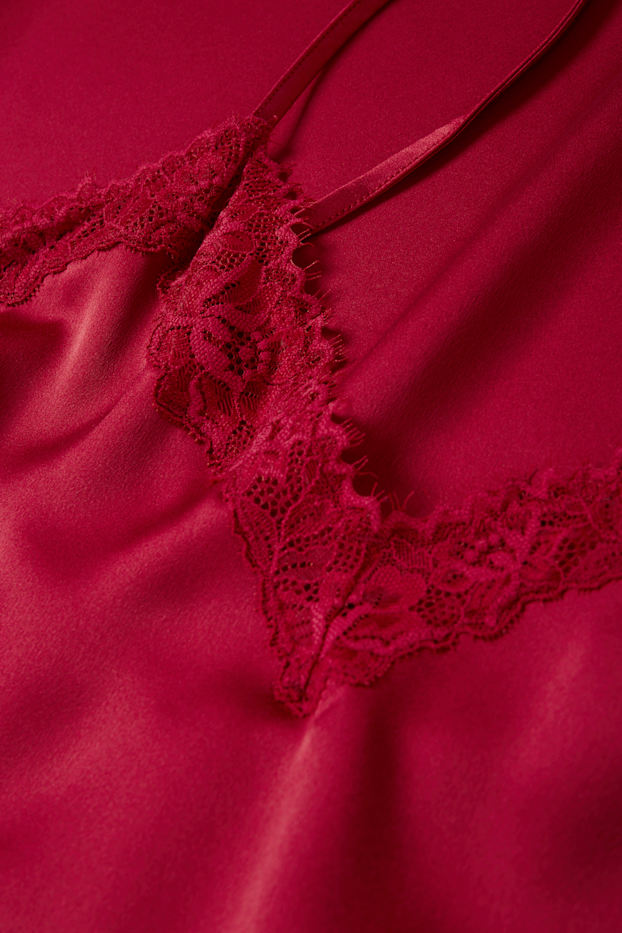 Femmes - Négligé - rouge foncé