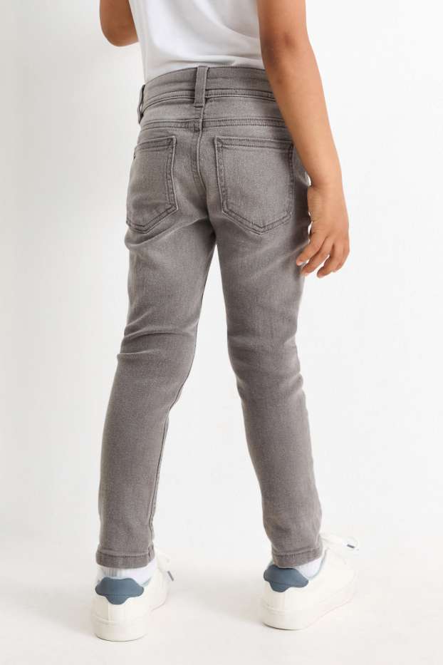 Kinderen: jongens - Skinny jeans - jeanslichtgrijs