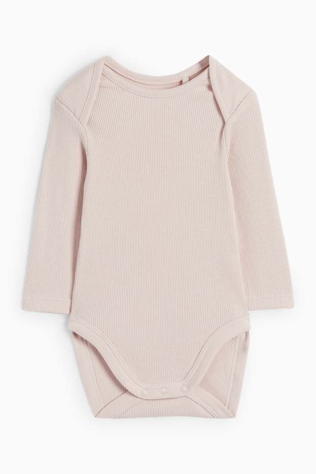 Nadó nena - Pingüí - conjunt de pijama d’una peça - 2 peces - rosa