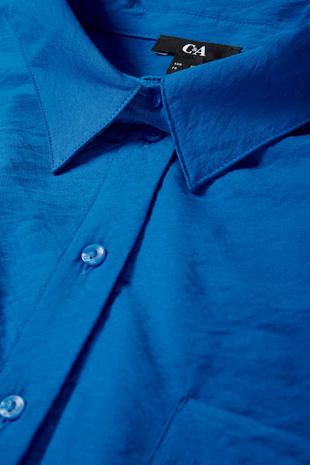 Damen - Bluse - blau