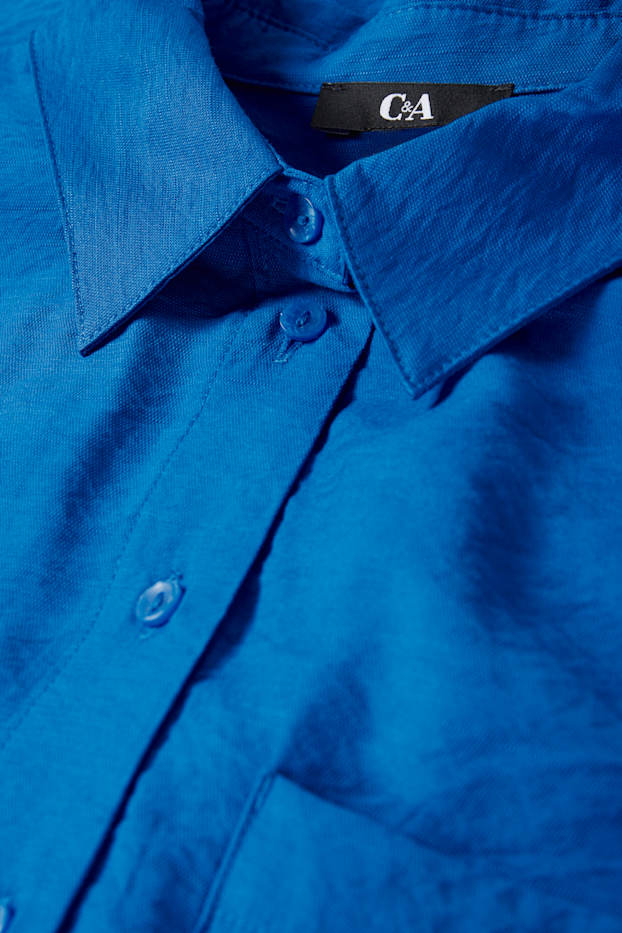 Damen - Bluse - blau