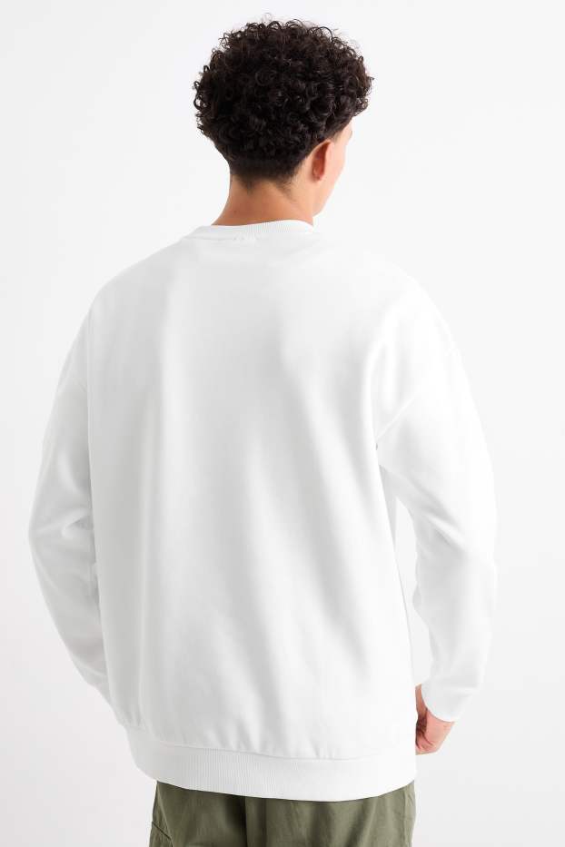 Men - Christmas sweatshirt - Friends - white
