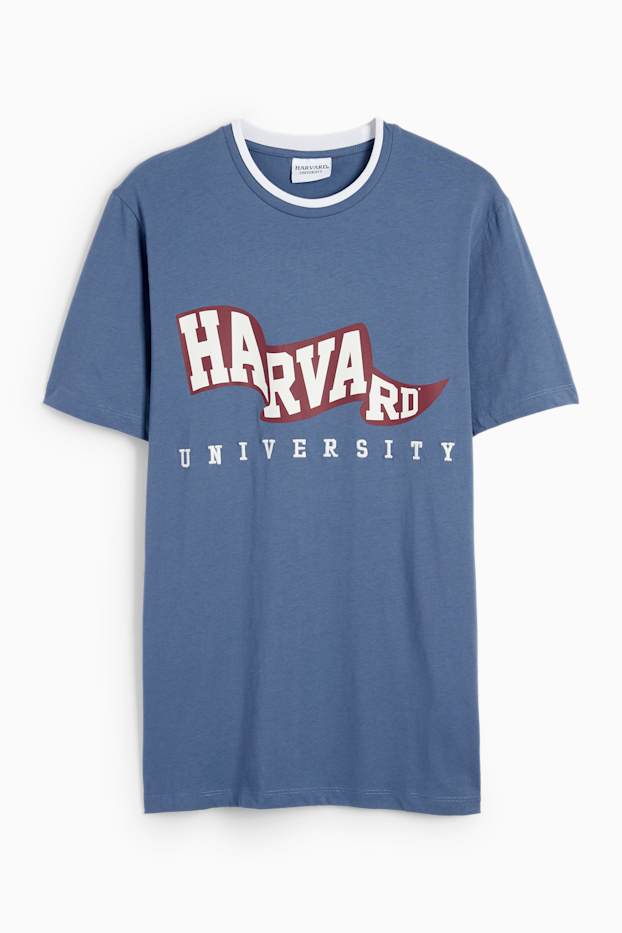 Herren - T-Shirt - Harvard University - blau