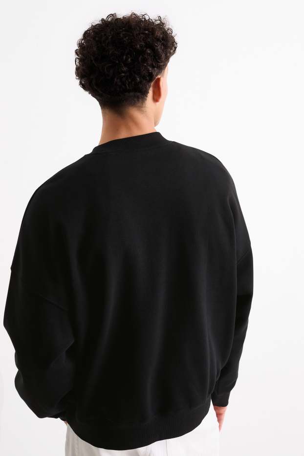 Herren - Oversized-Sweatshirt - schwarz