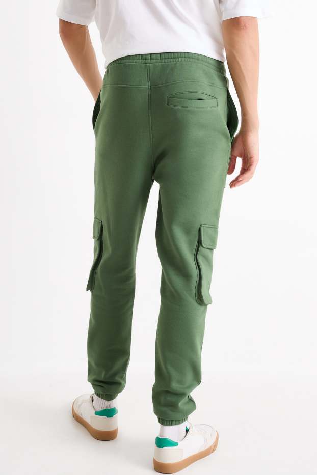 Herren - Cargo-Jogginghose - grün
