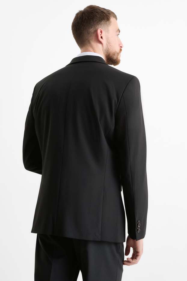 Hommes - Veste de costume - slim fit - Flex - 4 Way Stretch - LYCRA® - noir