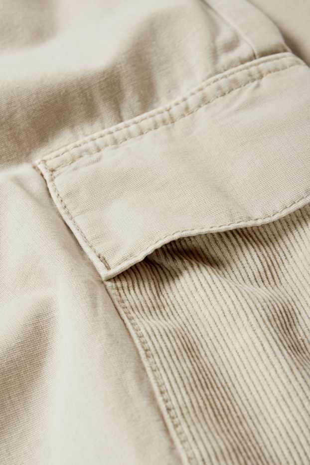 Herren - Cargohose - Relaxed Fit - beige