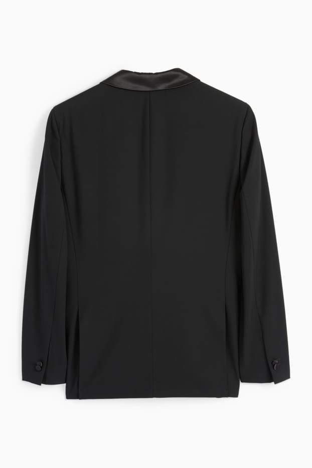 Heren - Smoking-colbert - regular fit - Flex - LYCRA® - zwart