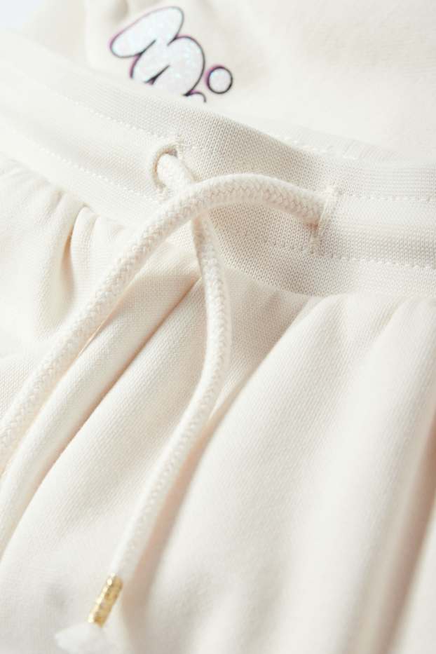 Enfants filles - Minnie Mouse - pantalon de jogging - blanc crème