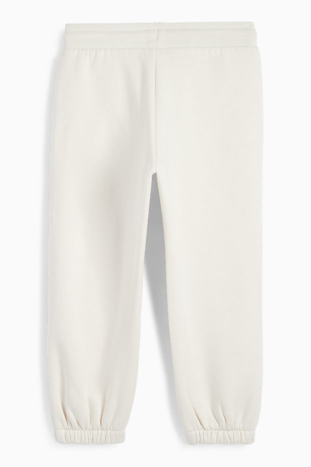 Enfants filles - Minnie Mouse - pantalon de jogging - blanc crème