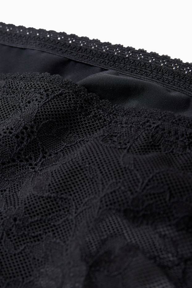 Damen - Slip - schwarz