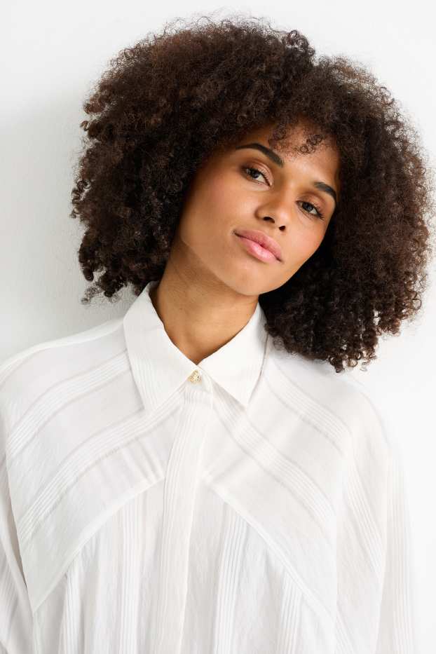 Damen - Bluse - weiß