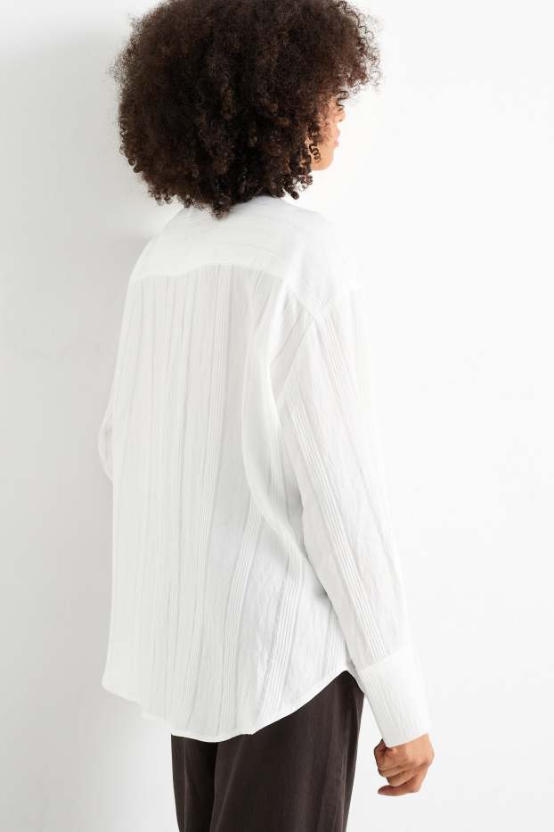 Damen - Bluse - weiß