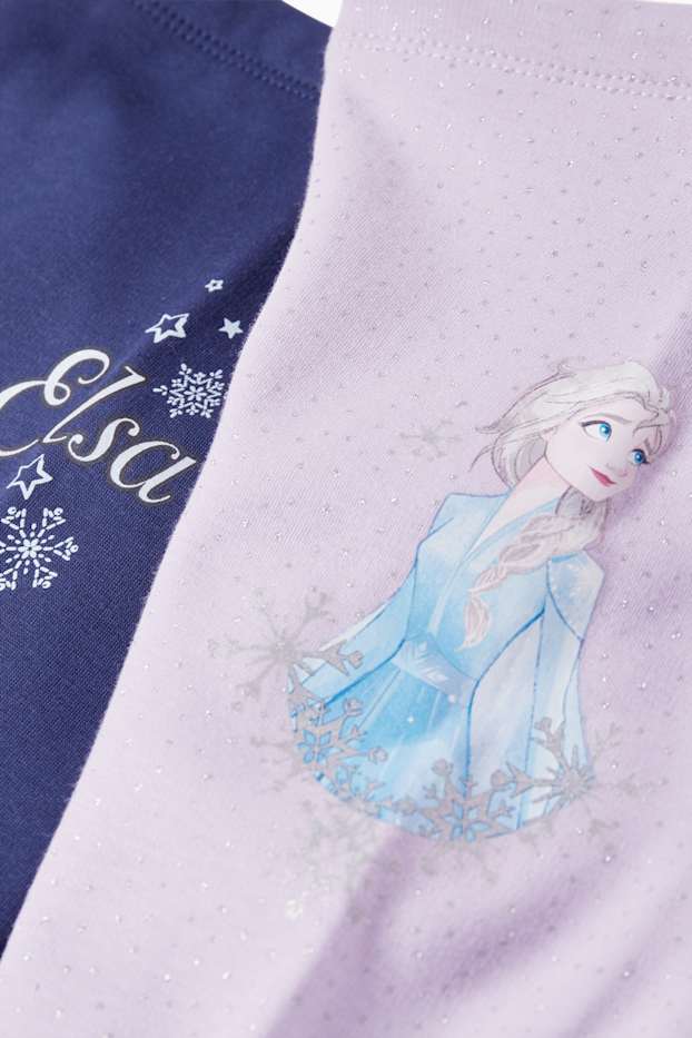 Nena - Paquet de 2 - Frozen - leggings tèrmics - violeta clar
