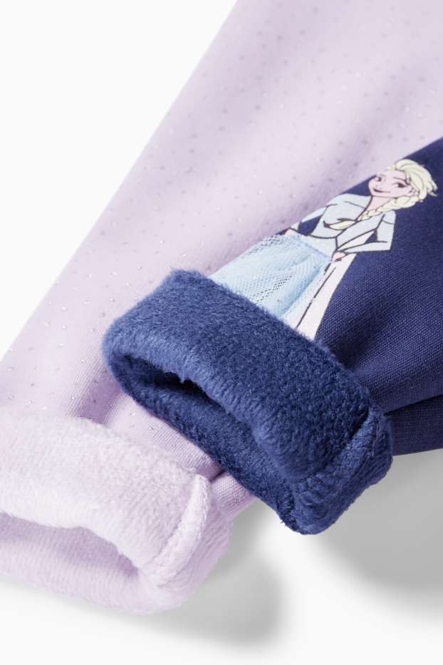Nena - Paquet de 2 - Frozen - leggings tèrmics - violeta clar