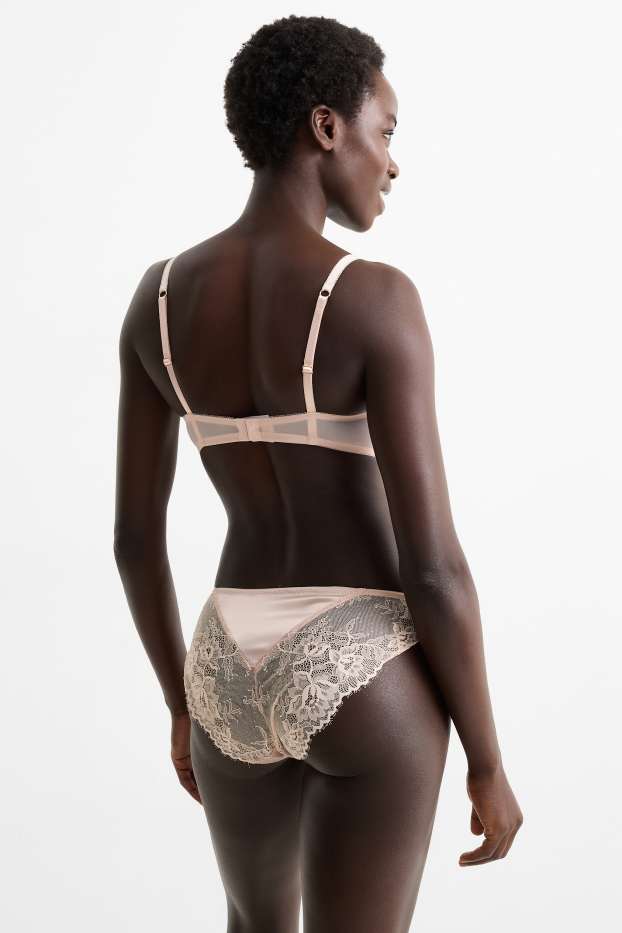Dames - Slip - licht beige