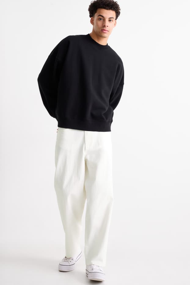Uomo - Baggy jeans - bianco