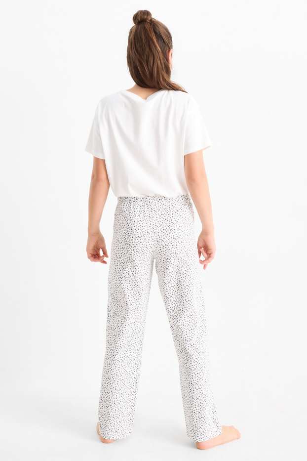 Nena - Paquet de 2 - pantalons de pijama - gris fosc