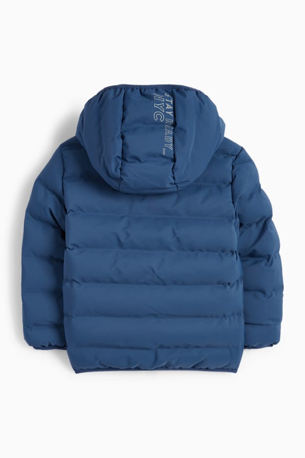 Enfants garçons - Doudoune à capuche - déperlante - bleu